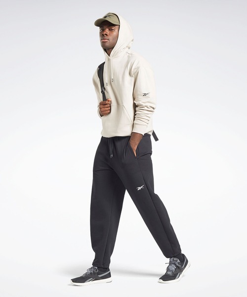 Reebok(リーボック)の「DreamBlend コットン トラックパンツ / DreamBlend Cotton Track Pants(スウェットパンツ・メンズ・ブラック/ブルー・SMALL/MEDIUM/LARGE/X-LARGE/XX-LARGE/X-SMALL/XXX-LARGE)」の9枚目の写真