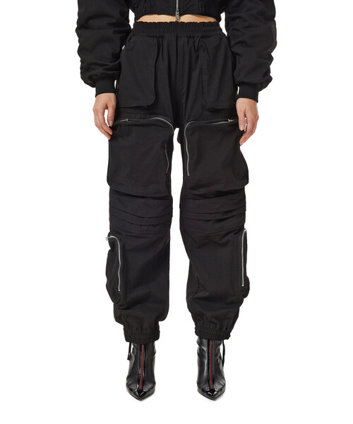 DIESEL(ディーゼル)の「レディース カーゴパンツ 3Dポケット レギュラールーズフィット(カーゴパンツ・レディース・ブラック・SMALL/MEDIUM/LARGE/X-SMALL)」の10枚目の写真