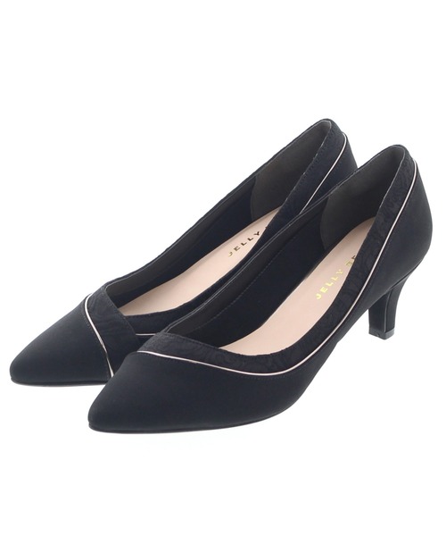 JELLY BEANS（ジェリービーンズ）の「レースコンビパンプス<ふわさら>(204-52776)JELLY BEANS(ジェリービーンズ)（パンプス・レディース・ライトグレー/ブラック/ラベンダー/ワイン・23/24/25/22/25.5/22.5/24.5/23.5/21.5）」の17枚目の写真