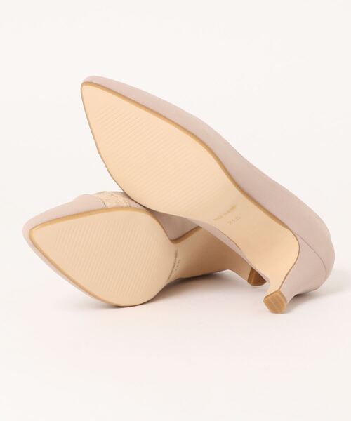 JELLY BEANS（ジェリービーンズ）の「レースコンビパンプス<ふわさら>(204-52776)JELLY BEANS(ジェリービーンズ)（パンプス・レディース・ライトグレー/ブラック/ラベンダー/ワイン・23/24/25/22/25.5/22.5/24.5/23.5/21.5）」の15枚目の写真