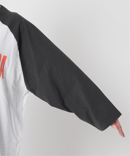 U by SPICK&SPAN(ユーバイスピックアンドスパン)の「ラグランBIGロンTEE◆(Tシャツ/カットソー・レディース・チャコールグレー/ボルドー・FREE)」の20枚目の写真