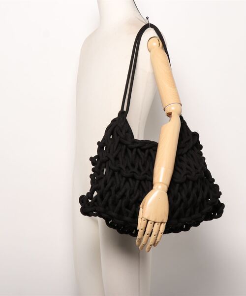 ALIENINA(アリエニーナ)の「【ALIENINA/アリエニーナ】ショルダーバッグ ハンドメイド コットンロープ(ショルダーバッグ・レディース・ホワイト/ブラック/グレー/ライトブラウン/ミント・FREE)」の19枚目の写真