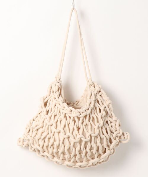 ALIENINA(アリエニーナ)の「【ALIENINA/アリエニーナ】ショルダーバッグ ハンドメイド コットンロープ(ショルダーバッグ・レディース・ホワイト/ブラック/グレー/ライトブラウン/ミント・FREE)」の21枚目の写真