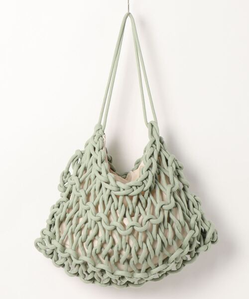 ALIENINA(アリエニーナ)の「【ALIENINA/アリエニーナ】ショルダーバッグ ハンドメイド コットンロープ(ショルダーバッグ・レディース・ホワイト/ブラック/グレー/ライトブラウン/ミント・FREE)」の17枚目の写真