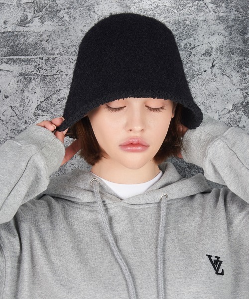 VARZAR】VZ STUD WOOL BUCKET HAT / バザール VZ スタッズ