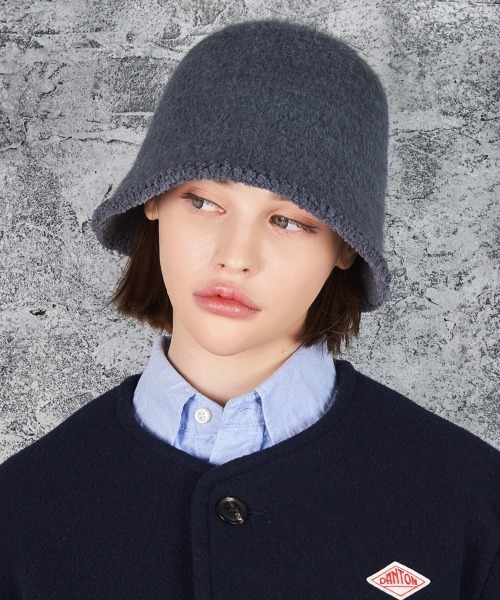 VARZAR(バザール)の「【VARZAR】VZ STUD WOOL BUCKET HAT / バザール VZ スタッズ ウール バケットハット(ハット・レディース・ブラック/ベージュ/グレー/ピンク・FREE)」の18枚目の写真