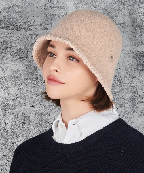 VARZAR(バザール)の「【VARZAR】VZ STUD WOOL BUCKET HAT / バザール VZ スタッズ ウール バケットハット(ハット・レディース・ブラック/ベージュ/グレー/ピンク・FREE)」の11枚目の写真