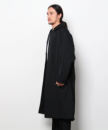 ATON ウール　バルマカーンコート　BALMACAAN COAT サイズ6 WOOL FLANNEL BALMACAAN COAT - WUNDER