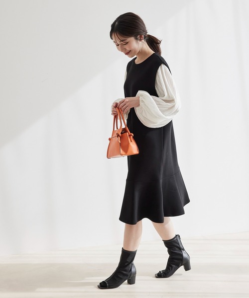 Juze（ジュゼ）の「センターラインメッシュブーツ（ブーツ・レディース・ブラック/グレー系その他・L/M）」の5枚目の写真