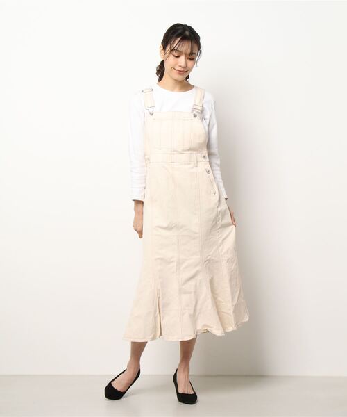 koe（コエ）の「マーメイドジャンスカ*（つなぎ/オールインワン・レディース・アイボリー・M）」の16枚目の写真