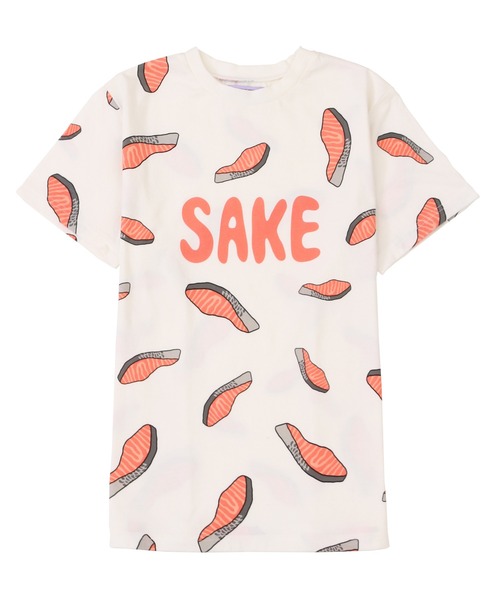 PUNYUS（プニュズ）の「フード総柄Ｔシャツ（Tシャツ/カットソー・レディース・パープル/ピンク・1/2/4/3）」の8枚目の写真