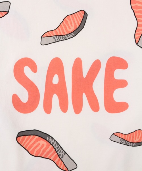 PUNYUS（プニュズ）の「フード総柄Ｔシャツ（Tシャツ/カットソー・レディース・パープル/ピンク・1/2/4/3）」の10枚目の写真