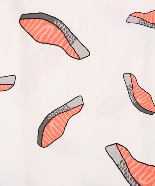 PUNYUS（プニュズ）の「フード総柄Ｔシャツ（Tシャツ/カットソー・レディース・パープル/ピンク・1/2/4/3）」の13枚目の写真