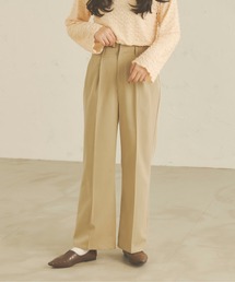 センタープレスセミフレアパンツ/【WEB/EC限定商品】