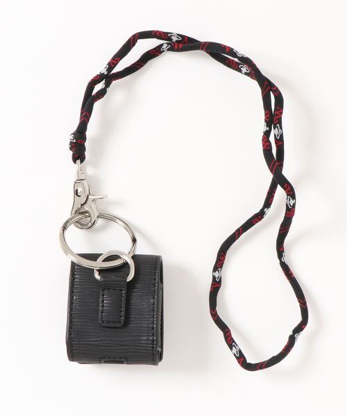 Vivienne Westwood(ヴィヴィアンウエストウッド)の「53020081-32097-LAPOLLY SMALL SQUARED AIRPOD CASE STRAP(その他小物・レディース・ブラック・FREE)」の2枚目の写真