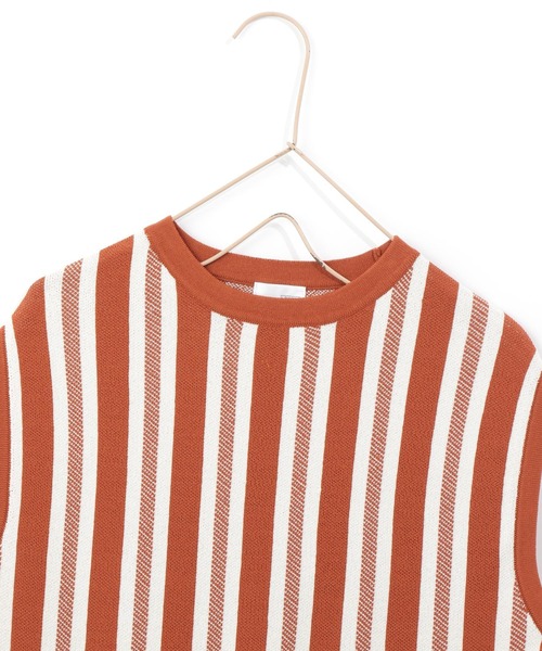 LOWRYS FARM（ローリーズファーム）の「ニットＪＱベスト　271068（ベスト・キッズ・ブラウン/ピンク・110cm/120cm/130cm/140cm/150cm）」の3枚目の写真