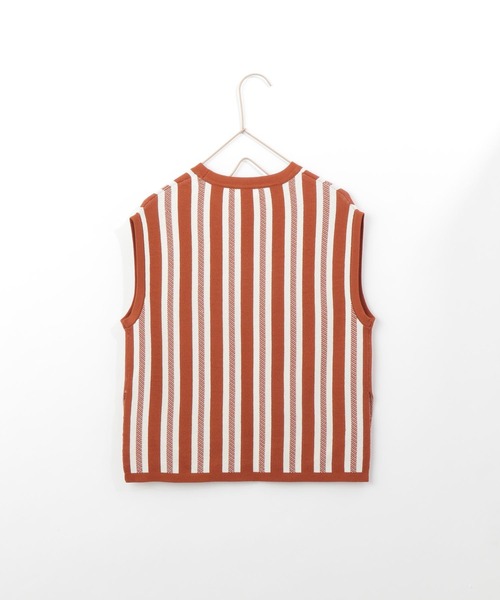 LOWRYS FARM（ローリーズファーム）の「ニットＪＱベスト　271068（ベスト・キッズ・ブラウン/ピンク・110cm/120cm/130cm/140cm/150cm）」の7枚目の写真