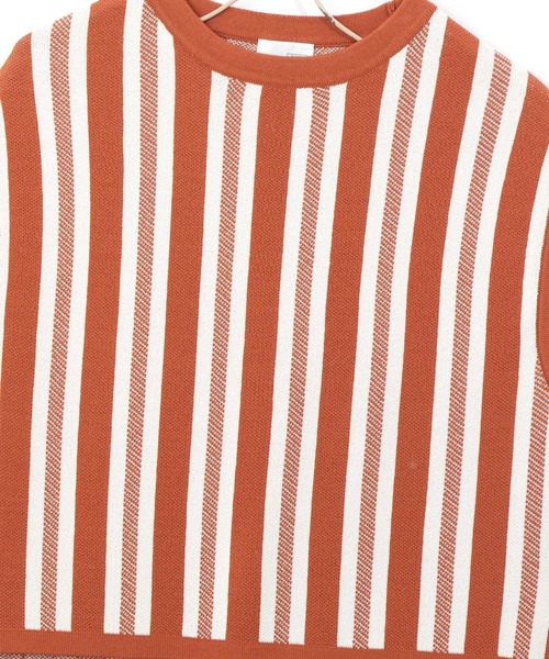 LOWRYS FARM（ローリーズファーム）の「ニットＪＱベスト　271068（ベスト・キッズ・ブラウン/ピンク・110cm/120cm/130cm/140cm/150cm）」の9枚目の写真