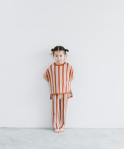 LOWRYS FARM（ローリーズファーム）の「ニットＪＱベスト　271068（ベスト・キッズ・ブラウン/ピンク・110cm/120cm/130cm/140cm/150cm）」の15枚目の写真