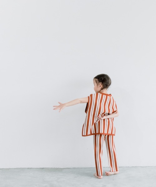 LOWRYS FARM（ローリーズファーム）の「ニットＪＱベスト　271068（ベスト・キッズ・ブラウン/ピンク・110cm/120cm/130cm/140cm/150cm）」の14枚目の写真