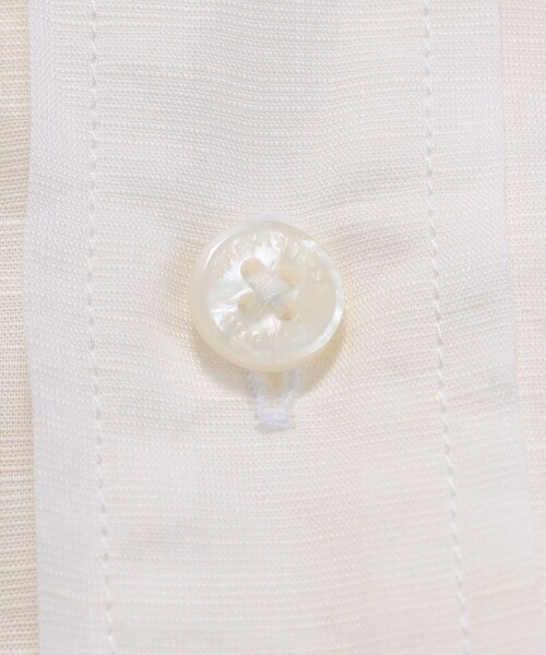 MACKINTOSH LONDON（マッキントッシュ ロンドン）の「綿麻無地バンドカラーシャツ（シャツ/ブラウス・メンズ・ホワイト/ブラック・LL/M/L）」の10枚目の写真