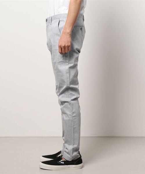 MONSIEUR NICOLE（ムッシュニコル）の「スノーデニム テーパードパンツ（デニムパンツ・メンズ・ライトグレー/ブラック/ベージュ/ネイビー/サックスブルー・MEDIUM/LARGE/X-LARGE/SMALL）」の13枚目の写真