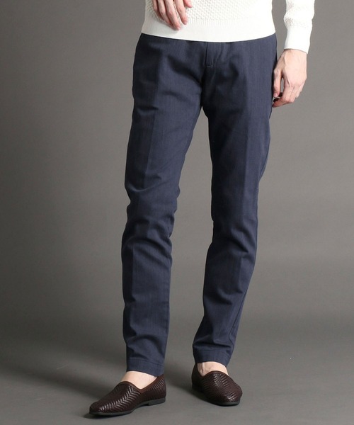 MONSIEUR NICOLE（ムッシュニコル）の「スノーデニム テーパードパンツ（デニムパンツ・メンズ・ライトグレー/ブラック/ベージュ/ネイビー/サックスブルー・MEDIUM/LARGE/X-LARGE/SMALL）」の5枚目の写真