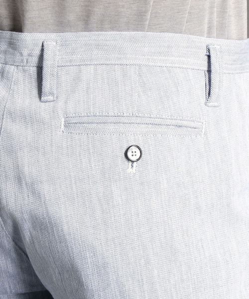 MONSIEUR NICOLE（ムッシュニコル）の「スノーデニム テーパードパンツ（デニムパンツ・メンズ・ライトグレー/ブラック/ベージュ/ネイビー/サックスブルー・MEDIUM/LARGE/X-LARGE/SMALL）」の12枚目の写真