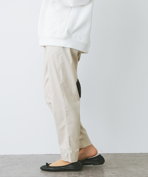 PUAL CE CIN(ピュアルセシン)の「ウエストゴムテーパードパンツ(その他パンツ・レディース・ブラック/ベージュ/ライトベージュ・FREE)」の11枚目の写真
