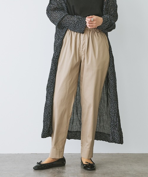 PUAL CE CIN(ピュアルセシン)の「ウエストゴムテーパードパンツ(その他パンツ・レディース・ブラック/ベージュ/ライトベージュ・FREE)」の16枚目の写真