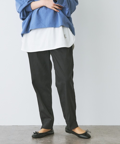 PUAL CE CIN(ピュアルセシン)の「ウエストゴムテーパードパンツ(その他パンツ・レディース・ブラック/ベージュ/ライトベージュ・FREE)」の20枚目の写真