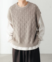 epnok | ベーシックルーズシアーニットベスト(ベスト)