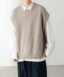 epnok | ベーシックルーズシアーニットベスト(ベスト)