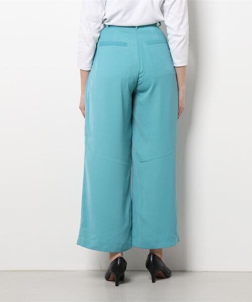 PAGEBOY（ページボーイ）の「CORE / ワイドタックカラーパンツ（スラックス・レディース・ピンク/ブルー系その他3・SMALL/MEDIUM）」の3枚目の写真