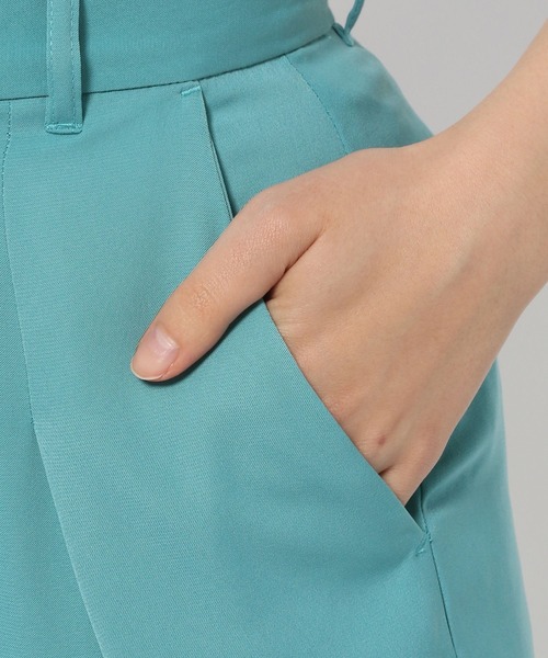 PAGEBOY（ページボーイ）の「CORE / ワイドタックカラーパンツ（スラックス・レディース・ピンク/ブルー系その他3・SMALL/MEDIUM）」の15枚目の写真