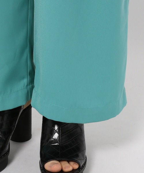 PAGEBOY（ページボーイ）の「CORE / ワイドタックカラーパンツ（スラックス・レディース・ピンク/ブルー系その他3・SMALL/MEDIUM）」の16枚目の写真