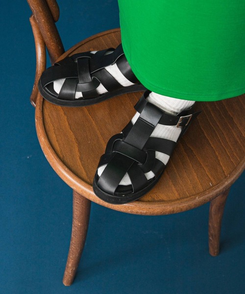 bohmal（ボマール）の「グルカサンダル（サンダル・レディース・ホワイト/ブラック/ベージュ・24.0cm/23.5cm/23.0cm/24.5cm）」の19枚目の写真