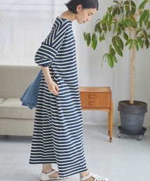 AMERICAN HOLIC | ボーダーフレアカットワンピース(ワンピース)