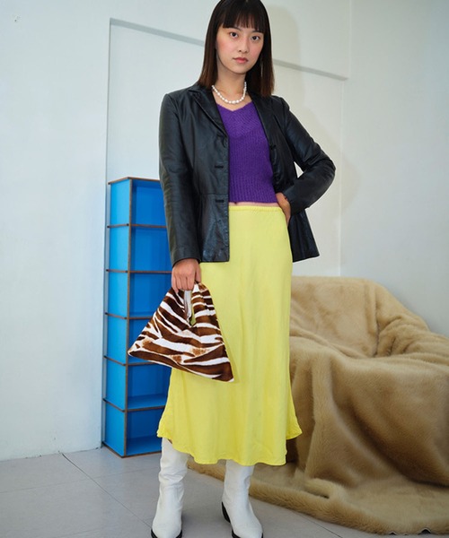 Bonjour Girl（ボンジュールガール）の「【Planforotherday/プラン・フォー・アザーデイ】Croissant mini tote bag クロワッサンミニトートバッグ（ハンドバッグ・レディース・ゼブラ・FREE）」の5枚目の写真