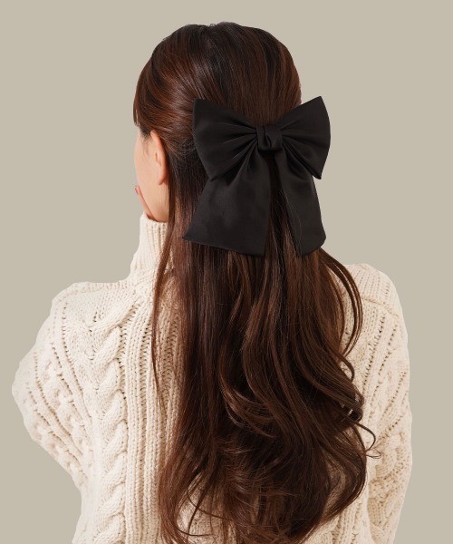 lumignon ワンピース+リボンバレッタ 2点セット 新品 ビーズ 縁取りリボンバレッタ H7649 | ヘアアクセサリー,バレッタ