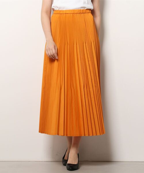 MARECHAL TERRE(マルシャルテル)の「MARECHAL TERRE(マルシャルテル)プリーツスカート(スカート・レディース・オレンジ・2)」の1枚目の写真
