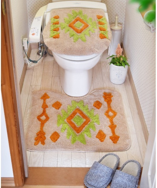 salle de bal(サルデバル)の「トイレタリーセット トイレカバー Toiletries set w TCI(バス/トイレグッズ)」|オレンジ