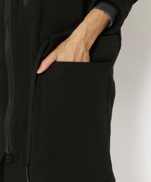 ROYAL FLASH（ロイヤルフラッシュ）の「A.F ARTEFACT/エーエフ・アーティファクト/BIG HOODIE COAT（モッズコート・メンズ・ブラック・3/1）」の8枚目の写真