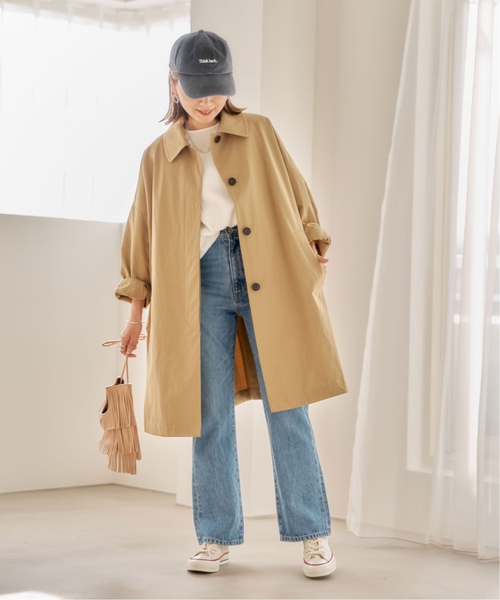 セール】□□□《追加》ハイカウントワイドステンカラーコート