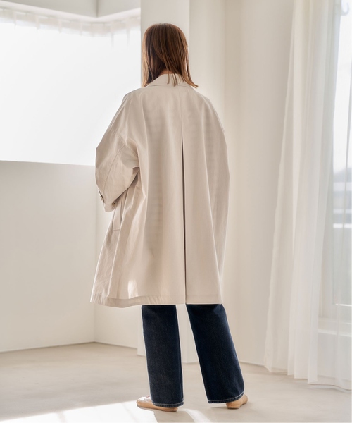 タグ付未使用 ジャーナルスタンダード ハイカウントワイドステンコート 24SS セール】□□□《追加》ハイカウントワイドステンカラーコート