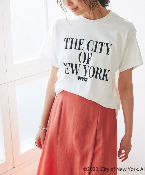 GOOD ROCK SPEED（グッドロックスピード）の「GOOD ROCK SPEED/NYC Tee 3color Tシャツ（Tシャツ/カットソー・レディース・ホワイト/ネイビー/ピンク・FREE）」の16枚目の写真