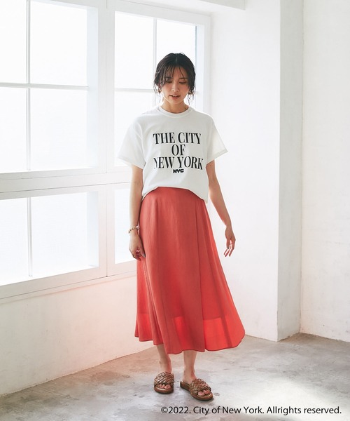 GOOD ROCK SPEED（グッドロックスピード）の「GOOD ROCK SPEED/NYC Tee 3color Tシャツ（Tシャツ/カットソー・レディース・ホワイト/ネイビー/ピンク・FREE）」の14枚目の写真