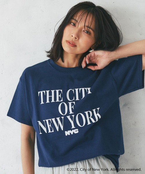 GOOD ROCK SPEED（グッドロックスピード）の「GOOD ROCK SPEED/NYC Tee 3color Tシャツ（Tシャツ/カットソー・レディース・ホワイト/ネイビー/ピンク・FREE）」の9枚目の写真