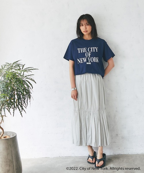 GOOD ROCK SPEED（グッドロックスピード）の「GOOD ROCK SPEED/NYC Tee 3color Tシャツ（Tシャツ/カットソー・レディース・ホワイト/ネイビー/ピンク・FREE）」の18枚目の写真