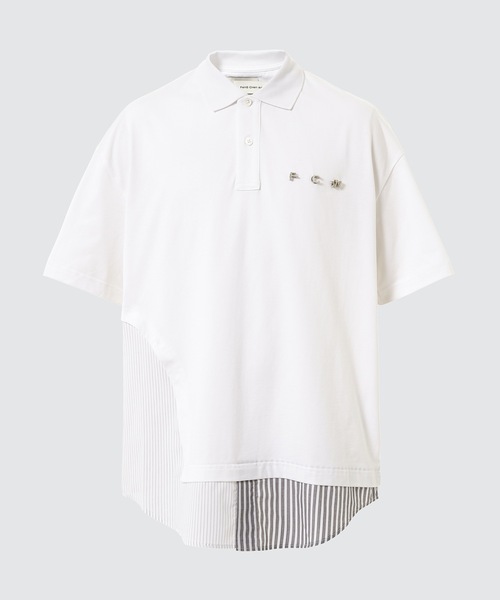 PANELLED POLO SHIRT